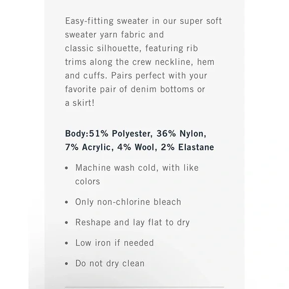 Abercrombie & Fitch Taupe Madeline Crew Sweater - Picture 8 of 14